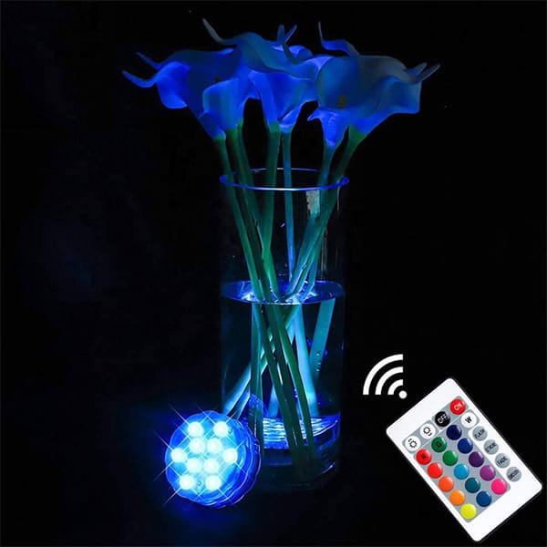 GlowWaterLights, 4 vodotěsné LED světla s dálkovým ovládáním - Image 8