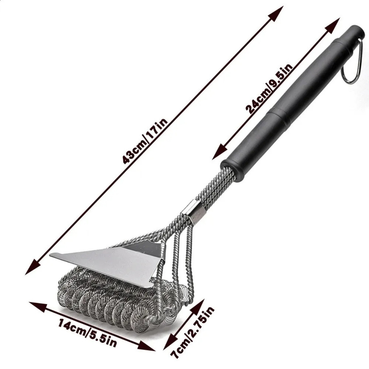GrillBundle, sada grilovacích podložek (5 kusů) a kartáč na čištění grilu - Image 5