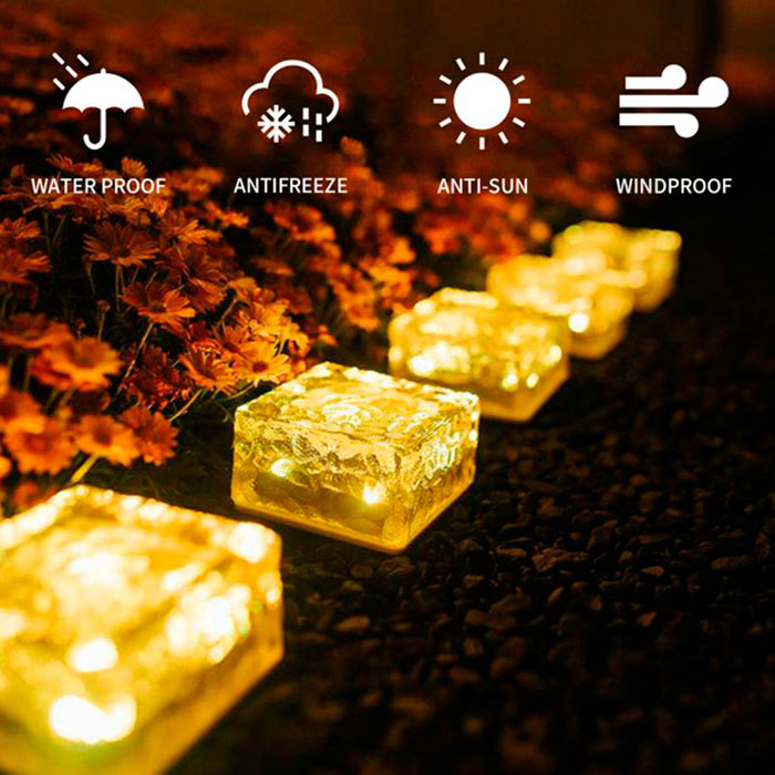 IceCubeLights, solární zahradní osvětlení ve tvaru kostky (2 ks) - Image 3