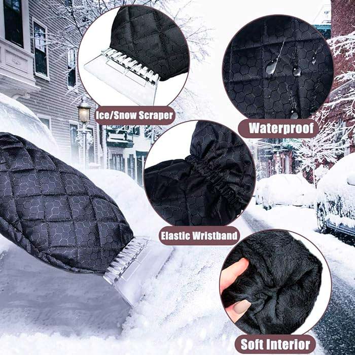 IceScraper, škrabka na led s izolovanou teplou rukavicí - Image 5