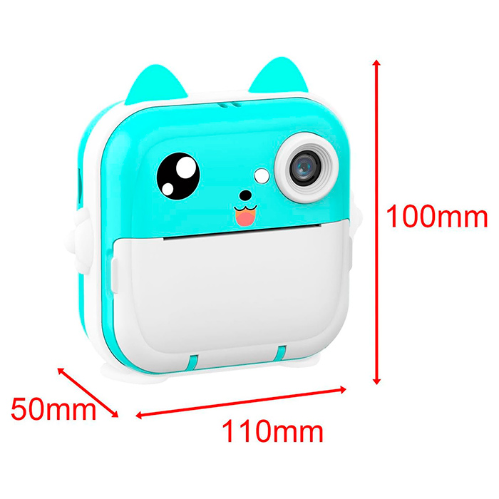 JumboPrintBundle – fotoaparát s tiskem + 7 rolí papíru a Micro SD karta - Image 2