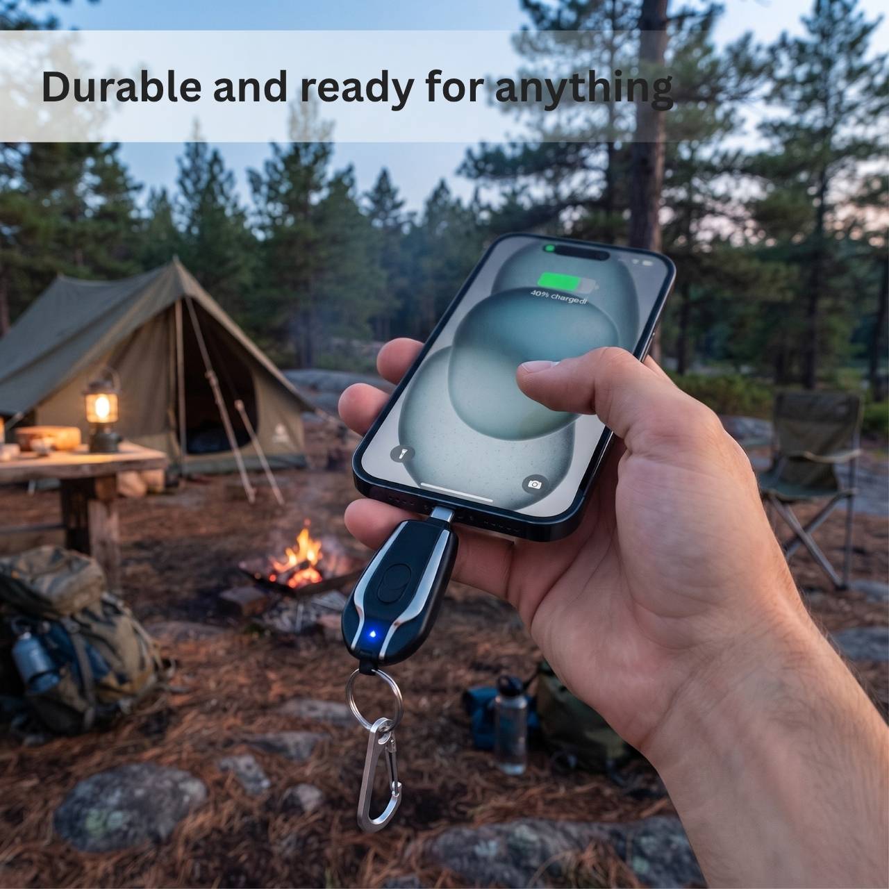 Mini přenosná nabíječka na telefon, KeyCharger - Image 2