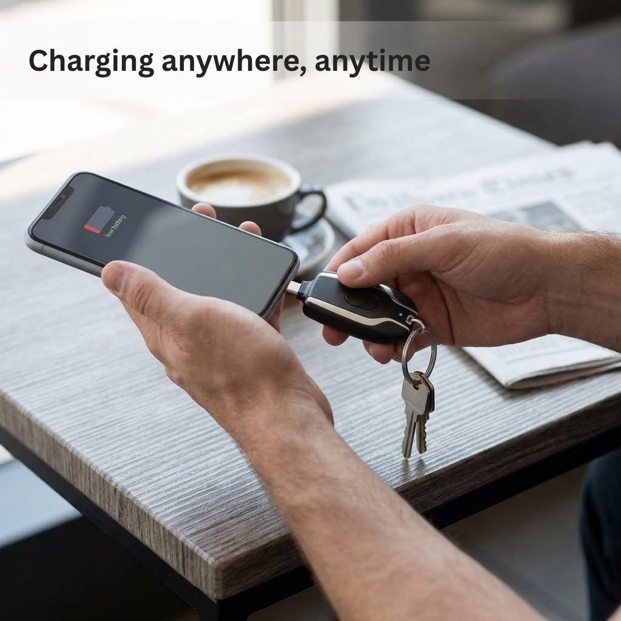 Mini přenosná nabíječka na telefon, KeyCharger - Image 4