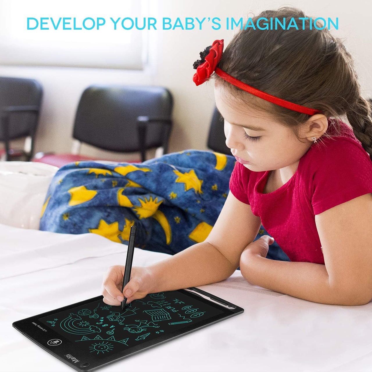 KidsBundle, LED pero tablet a 4 kouzelné pracovní sešity pro učení psaní a kreslení - Image 7