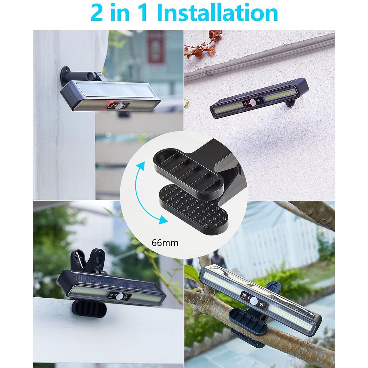 LampClip, venkovní solární lampa s pohybovým senzorem - Image 3