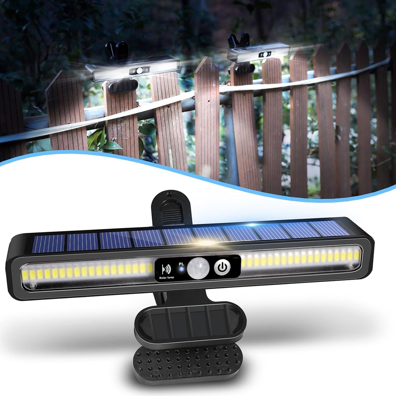 LampClip, venkovní solární lampa s pohybovým senzorem - Image 9