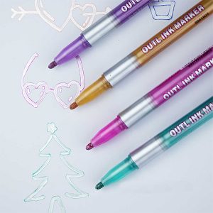 MagicMarkers, 8-dílná sada fixů, které vytvářejí magický obrys - Image 3