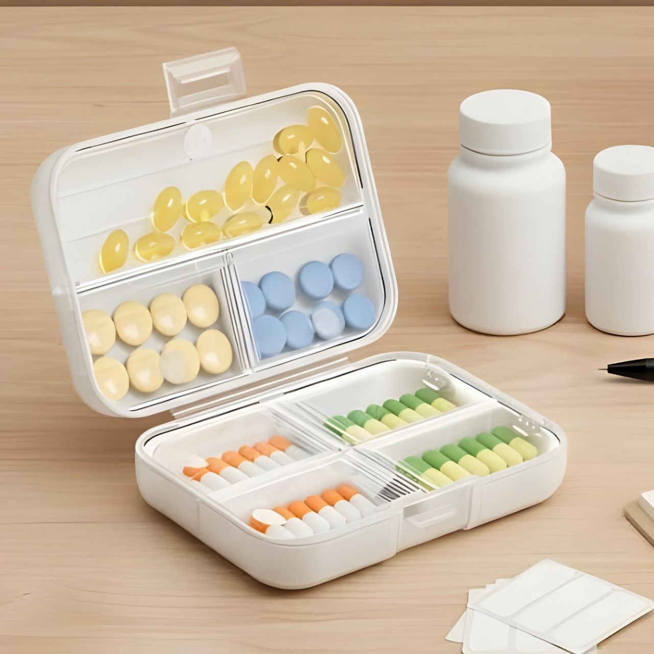 Vhodné pro léky, vitamíny a další doplňky