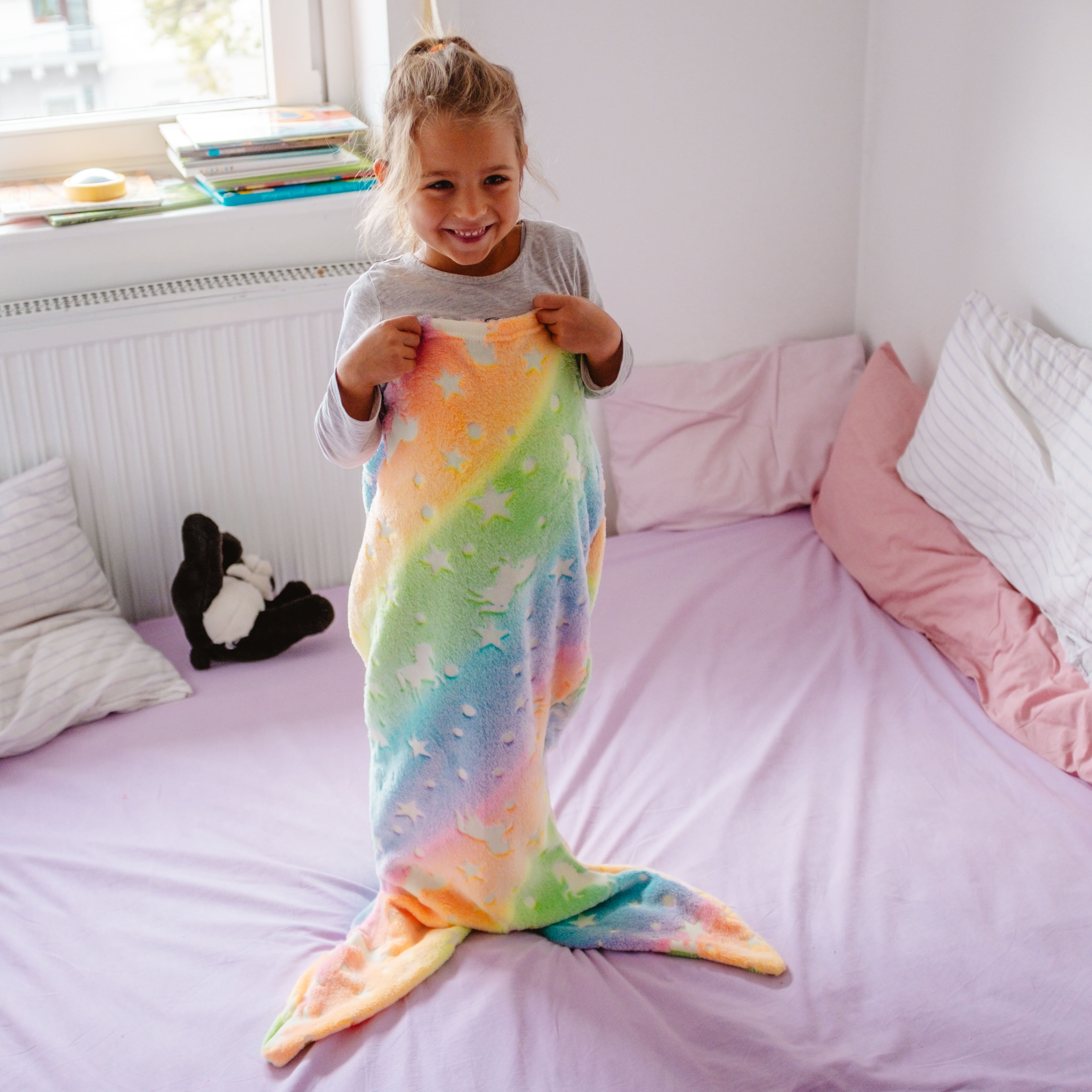 MermaidBlanket, deka v podobě ocasu mořské panny pro děti - Image 9