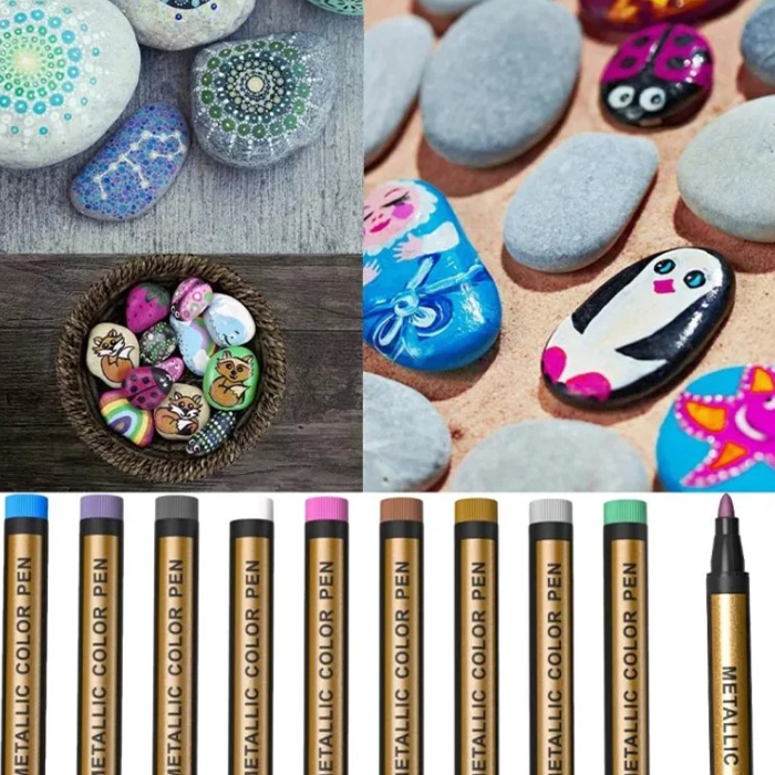 MetallicColorPen, 10-dílná sada fixů na tvoření - Image 6