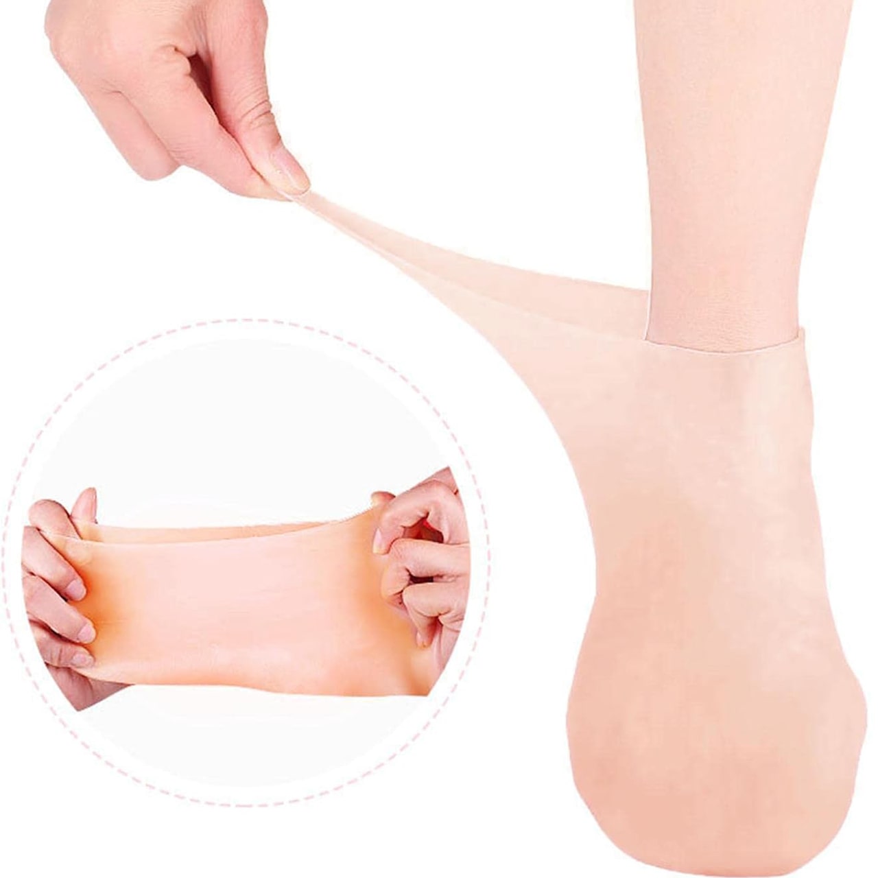 MoistMask, zvlhčující silikonové ponožky na péči o nohy - Image 6