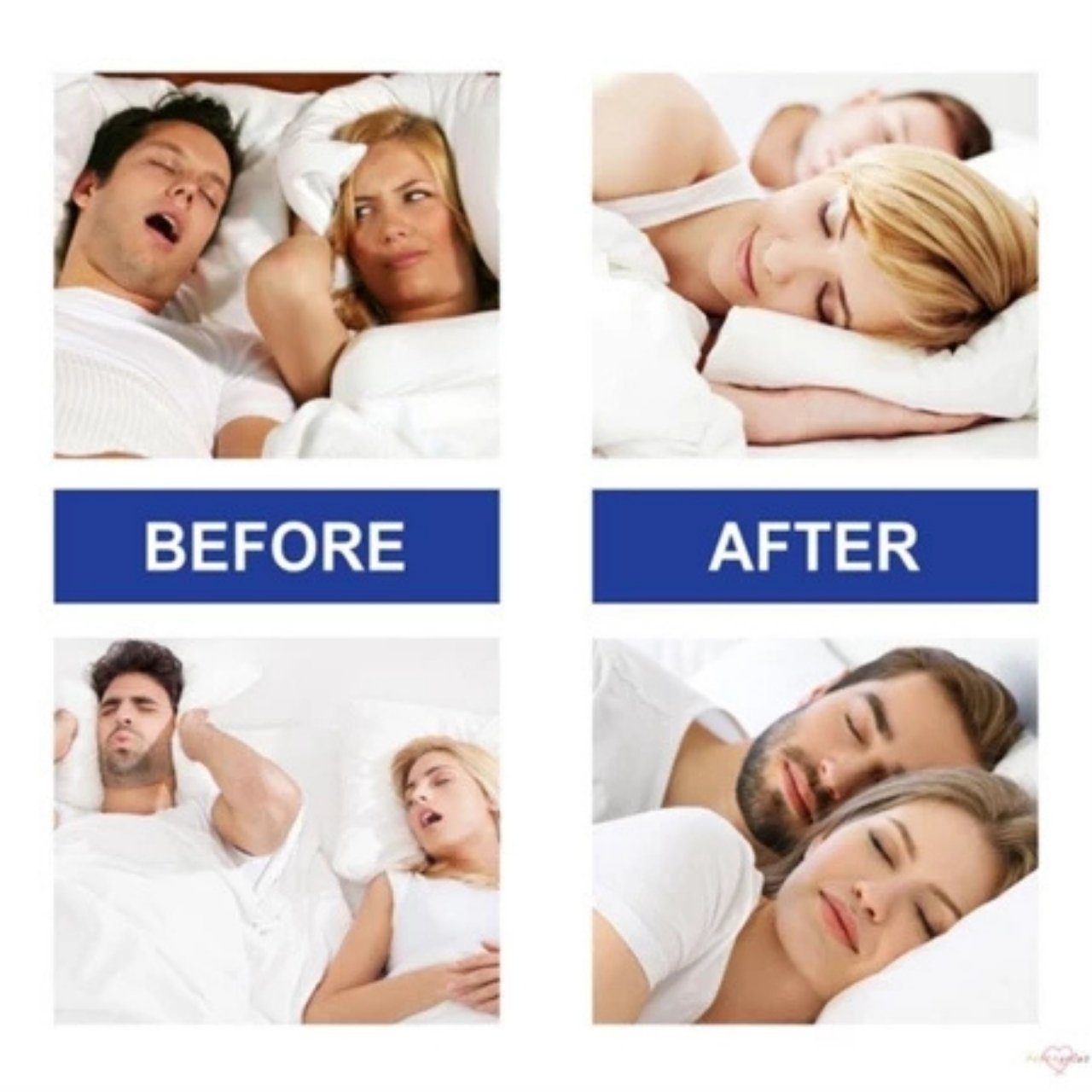 Snižují chrápání a suchost v ústech během spánku.