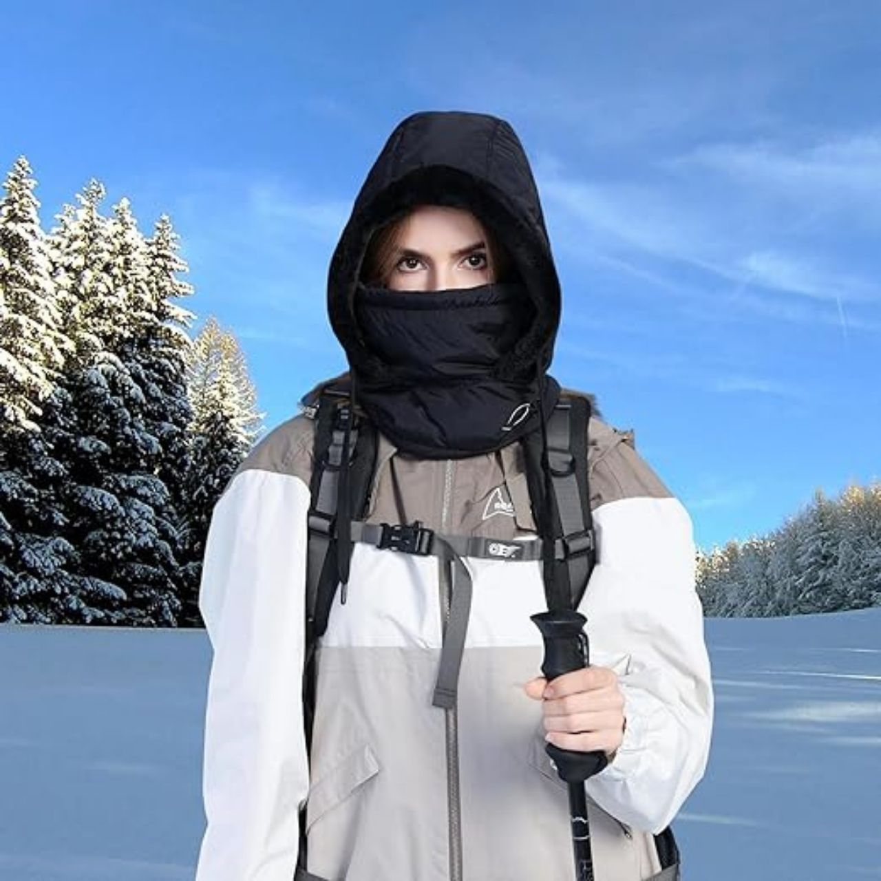 MuffHat, zimní čepice s šálou a maskou - Image 6