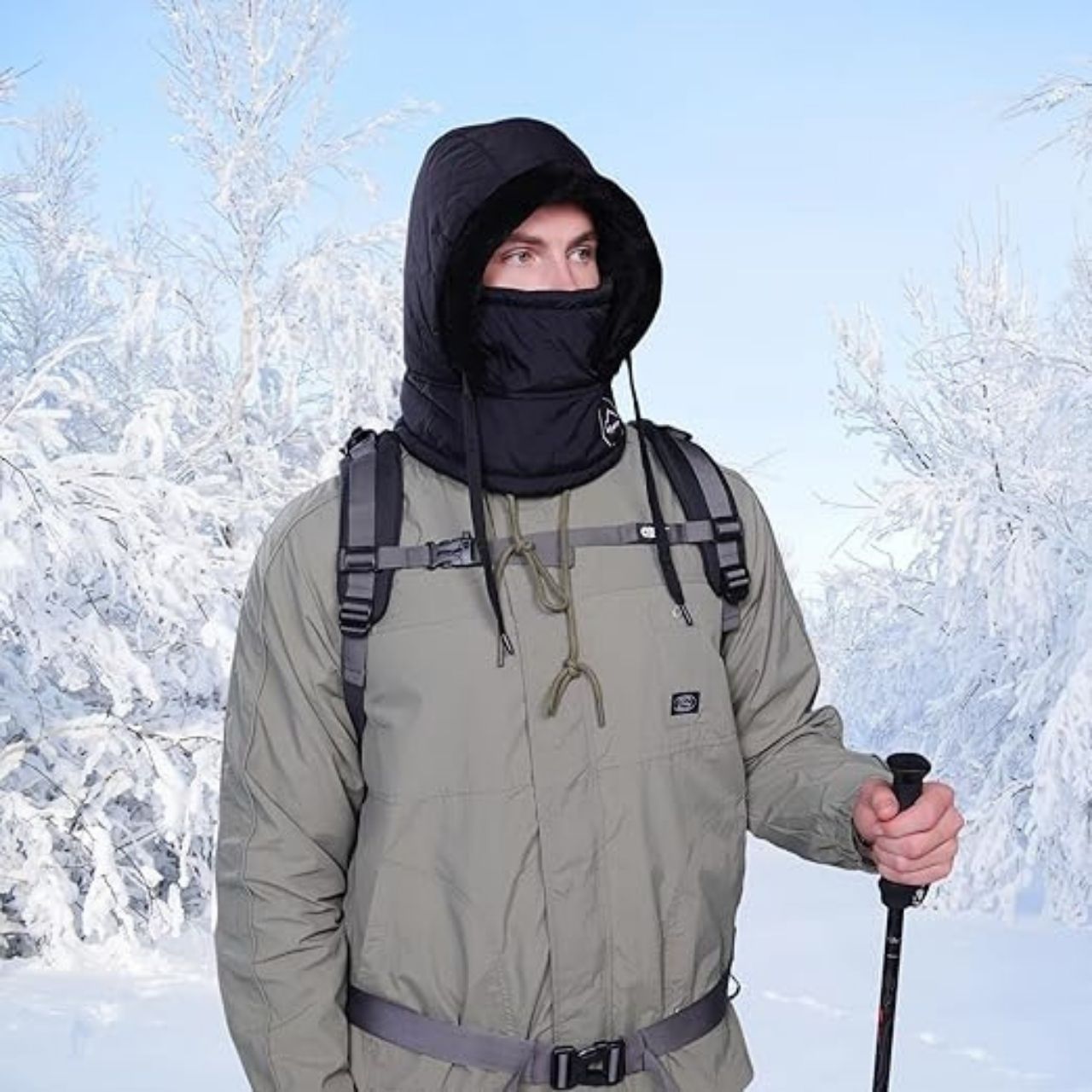 MuffHat, zimní čepice s šálou a maskou - Image 9