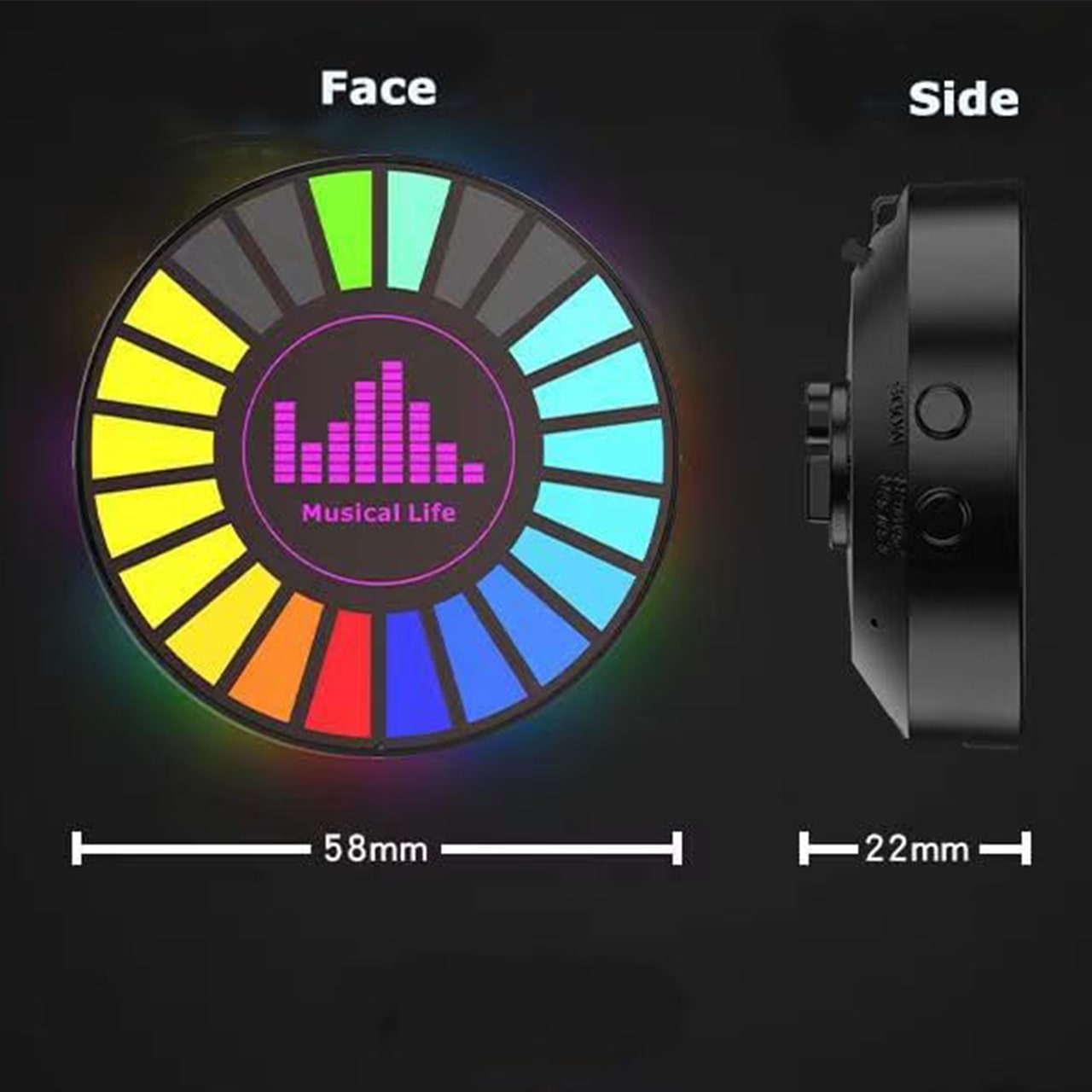 MusicRider, dekorativní světlo, které bliká do rytmu hudby - Image 5