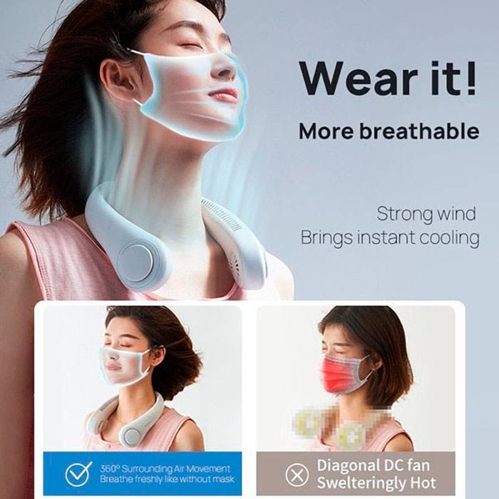 NeckFan, přenosný ventilátor na krk - Image 4