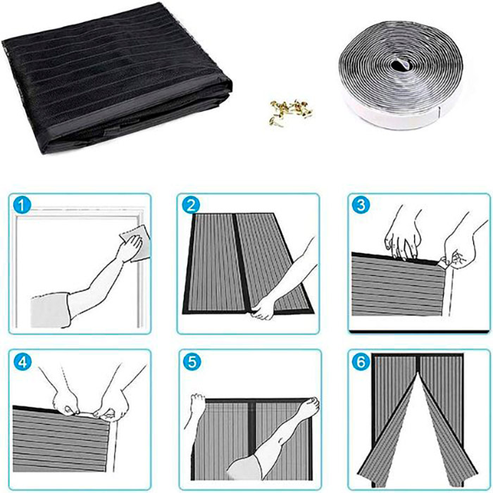 NoInsectCurtain, magnetická síť proti komárům - Image 4