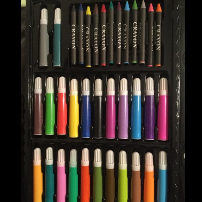 PaintingKit, 86dílná sada barev a dalších doplňků vhodná pro dospělé a děti - Image 4