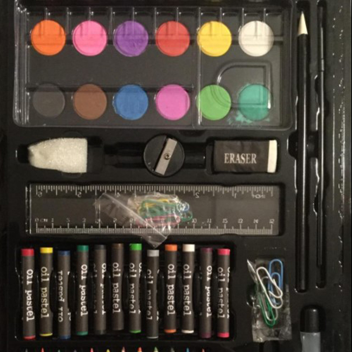 PaintingKit, 86dílná sada barev a dalších doplňků vhodná pro dospělé a děti - Image 5