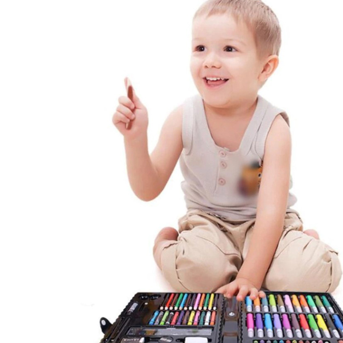 PaintingKit, 86dílná sada barev a dalších doplňků vhodná pro dospělé a děti - Image 8