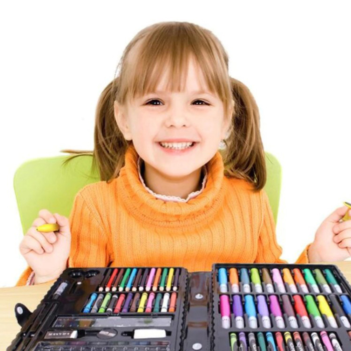 PaintingKit, 86dílná sada barev a dalších doplňků vhodná pro dospělé a děti - Image 9