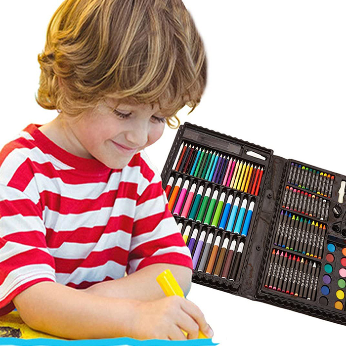 PaintingKit, 86dílná sada barev a dalších doplňků vhodná pro dospělé a děti - Image 10
