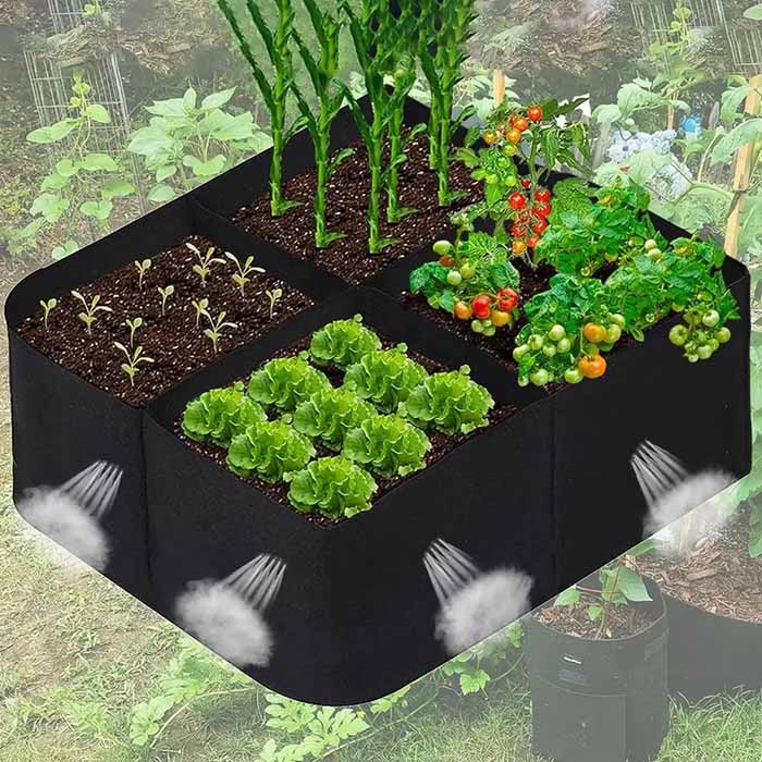Pocket4Garden, přenosný záhon s 4 oddělenými přihrádkami - Image 5