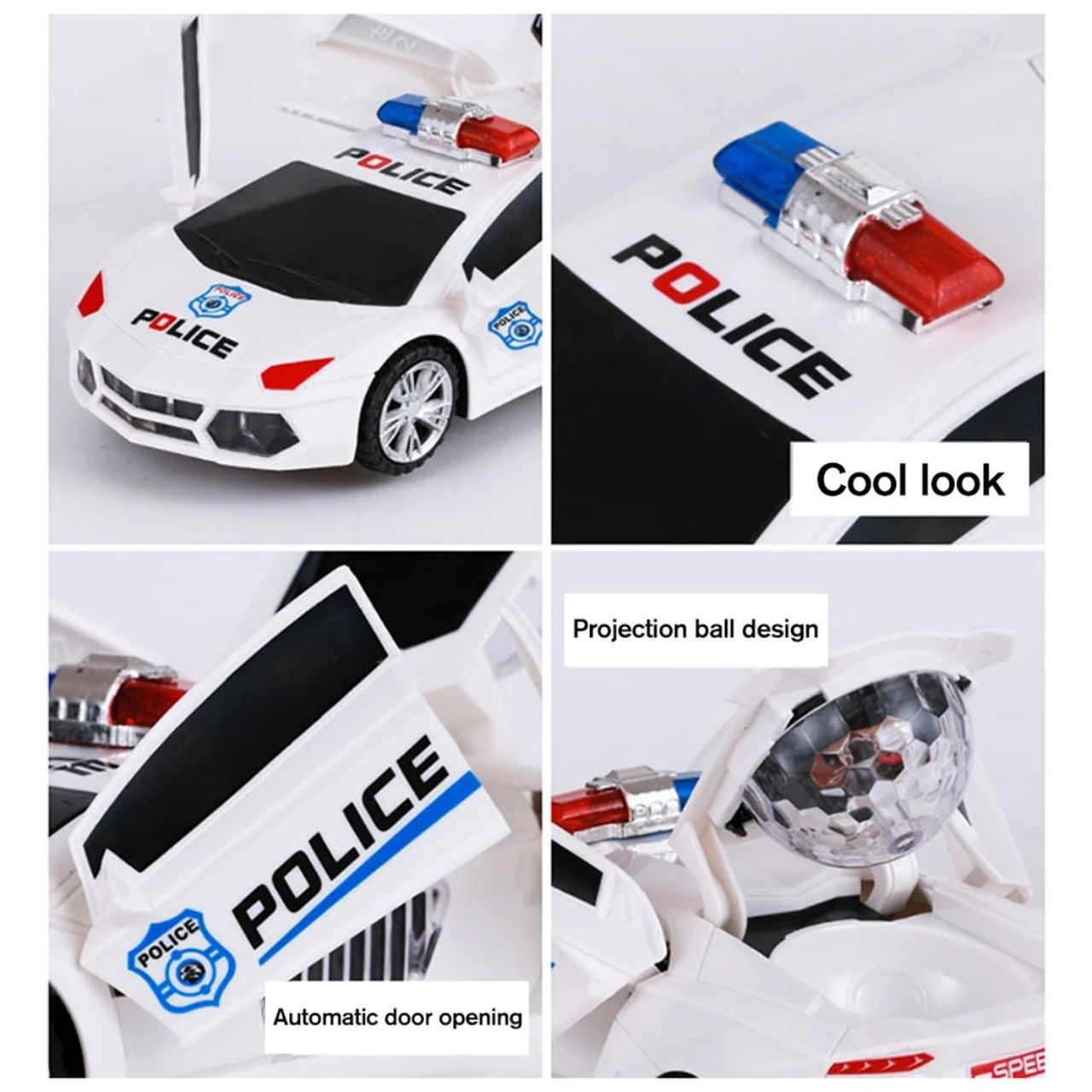 PoliceCar, policejní auto s LED světly - Image 2
