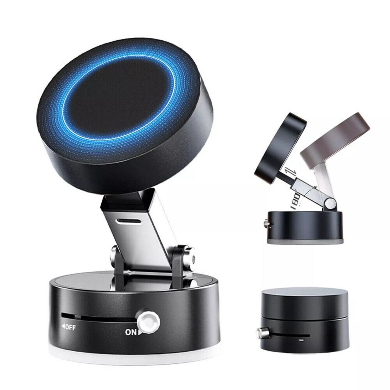 RingMag, univerzálně nastavitelný magnetický držák telefonu s vakuovou přísavkou - Image 7