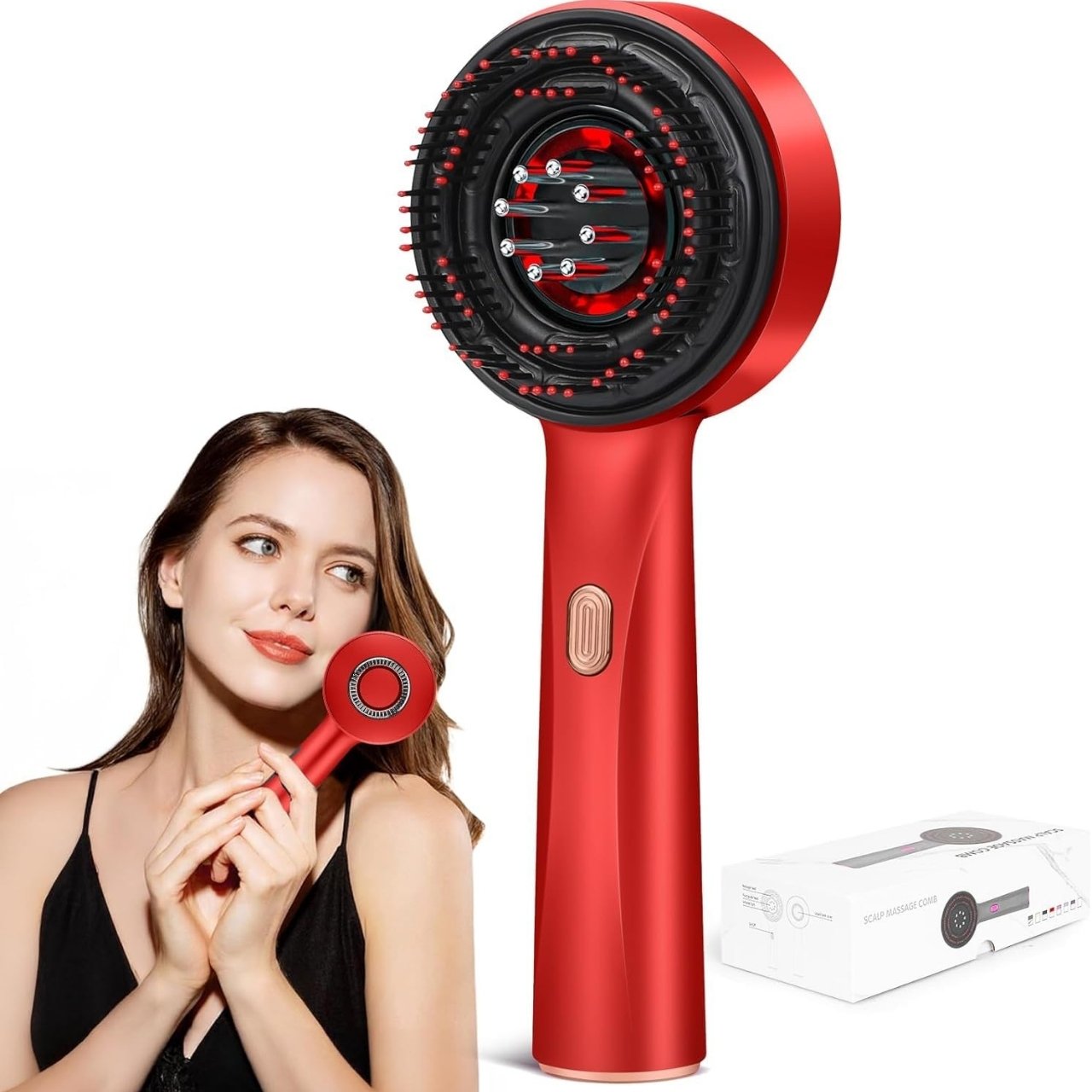Scalpyx, LED masážní kartáč pro stimulaci růstu vlasů - Image 3