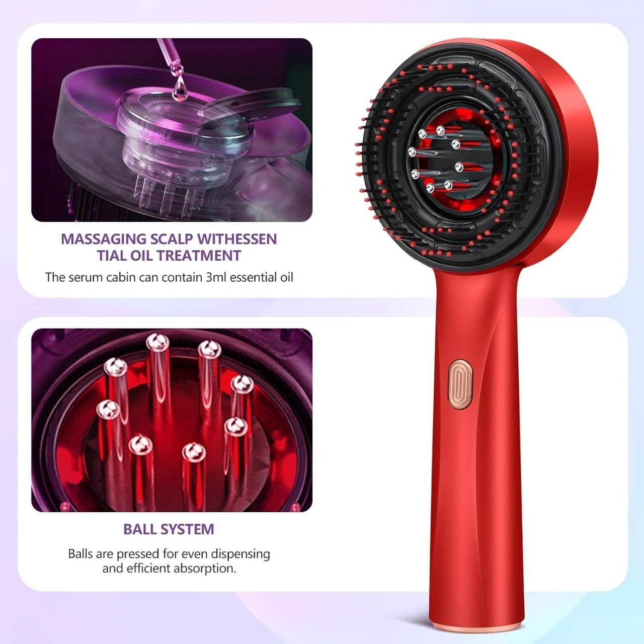 Scalpyx, LED masážní kartáč pro stimulaci růstu vlasů - Image 5
