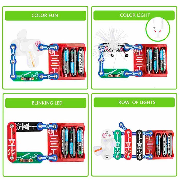 ScienceKit, didaktická hračka, kde dítě se učí základy elektřiny (17-dílný svět) - Image 5