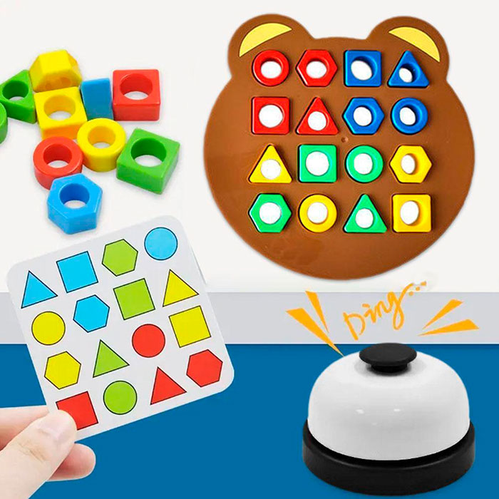 ShapeMatchingGame, dětská stolní hra, ve které se děti učí poznávat tvary a barvy - Image 8