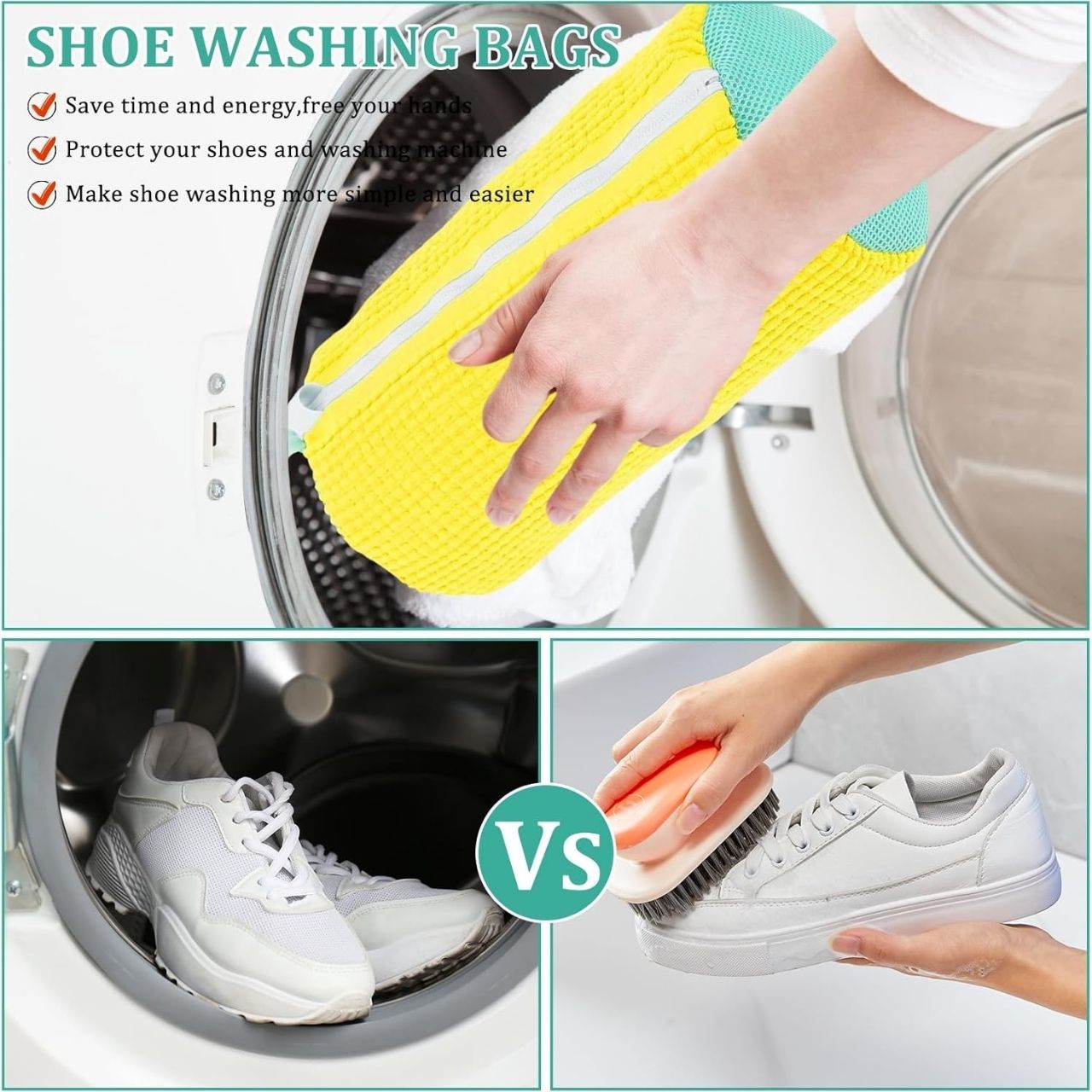 ShoeWash, pratelný sáček na čištění obuvi - Image 5