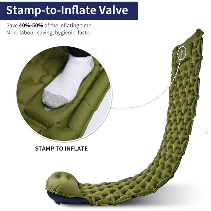 SleepMat, nafukovací podložka s opěrkou hlavy - Image 2