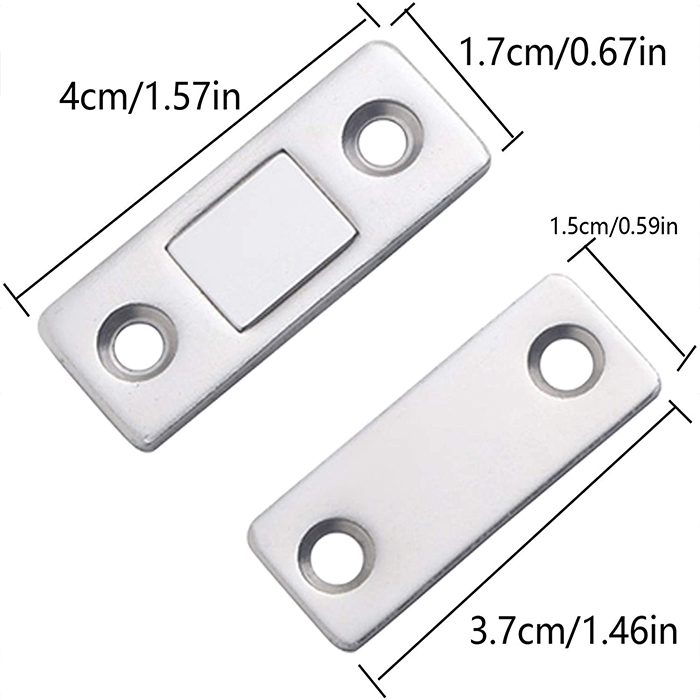 SmoothStop, magnetické desky pro snadné zavírání dveří (2 sady) - Image 7