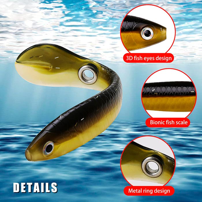 SoftLures, návnada na ryby (5 kusů) - Image 4
