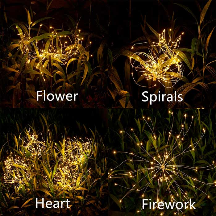 SolarFireworkLamp, solární lampa (90 LED světel) - Image 9