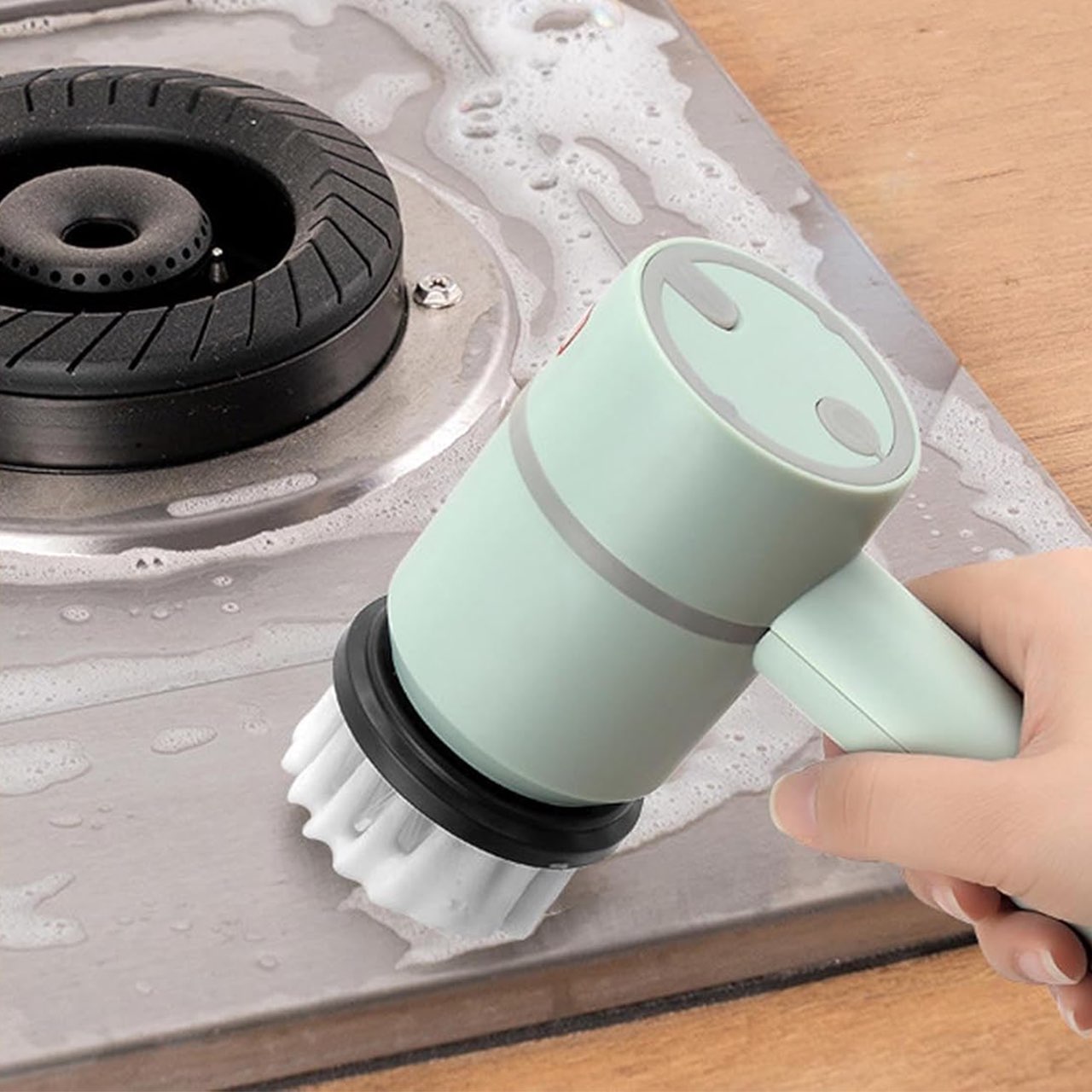 Spinny, víceúčelová elektrická čisticí houba s 360° otočnou hlavou - Image 8