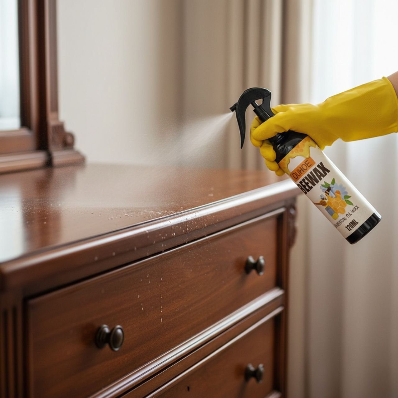 SprayBee, přírodní sprej pro čištění a obnovu dřevěných povrchů - Image 4