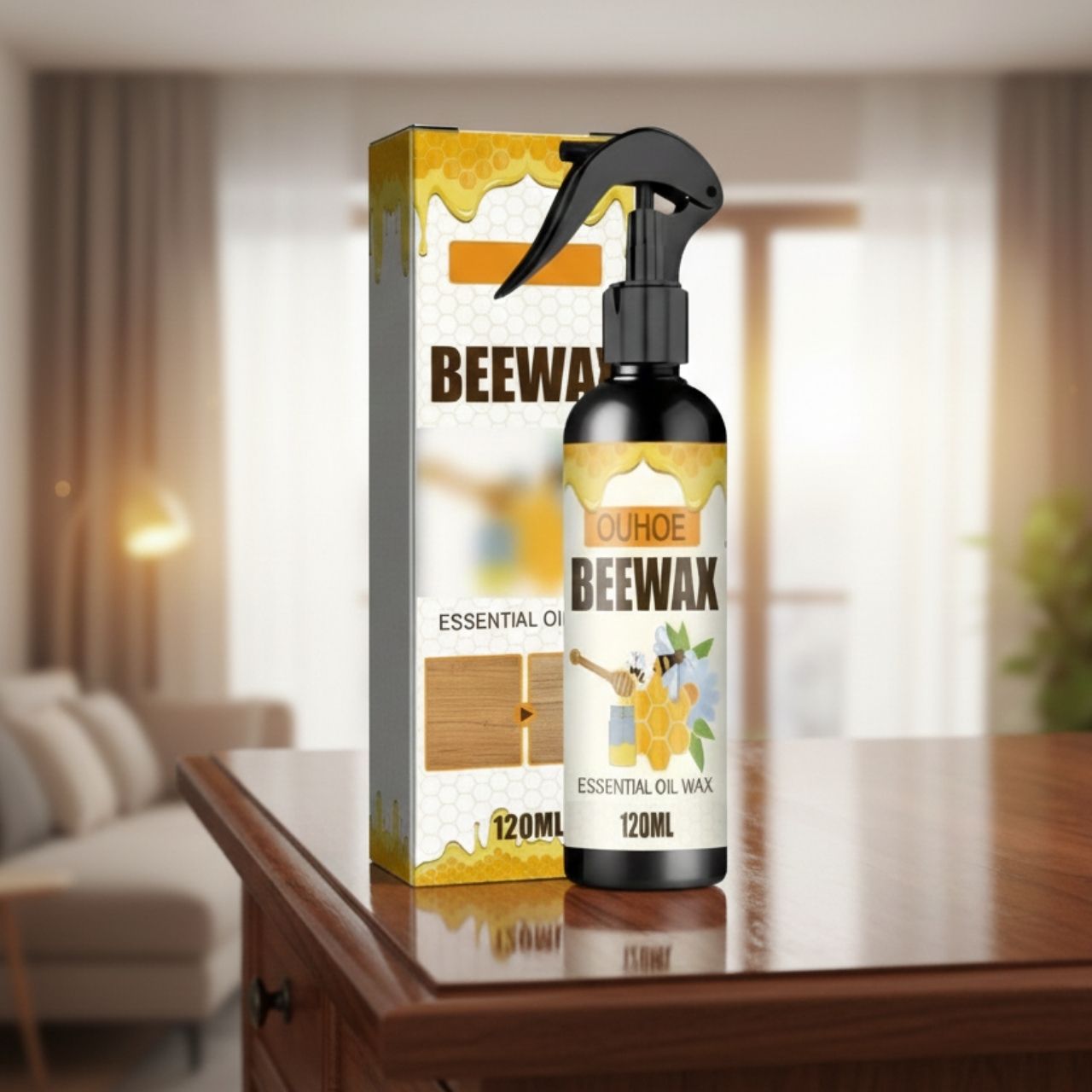 SprayBee, přírodní sprej pro čištění a obnovu dřevěných povrchů - Image 6