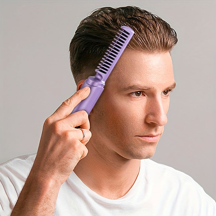 StraightHair, přenosný hřeben ve tvaru žehličky na vlasy - Image 8