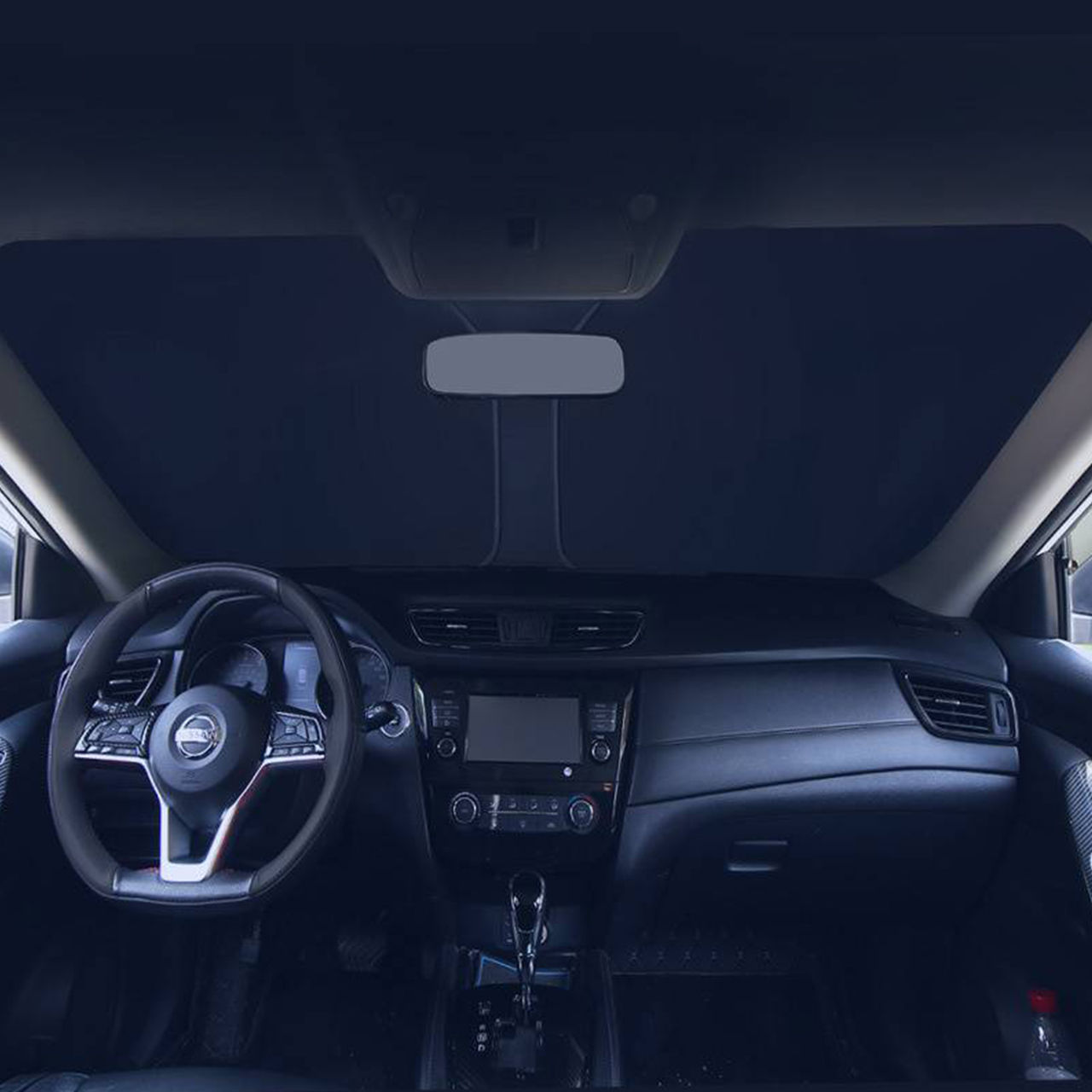 SunVisor, zatahovatelná sluneční clona na čelní sklo auta - Image 8