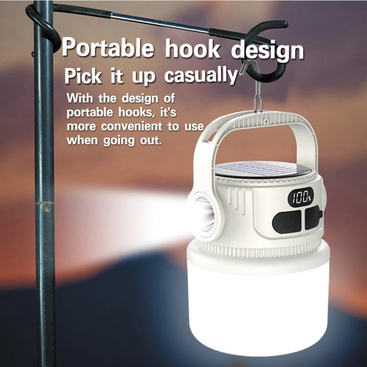 SuperBulb, ED Solar Light a Nabíječka v Jednom Zařízení - Image 3