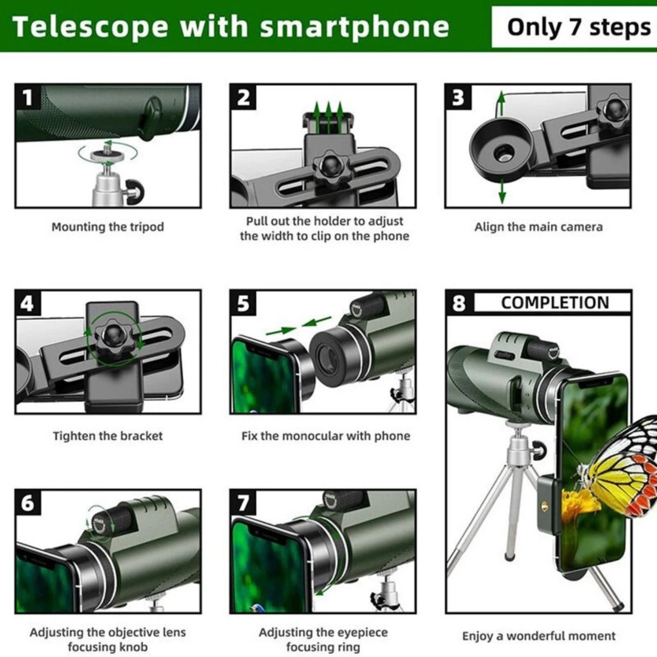 Teleskop, monokulární pozorovací dalekohled - Image 3