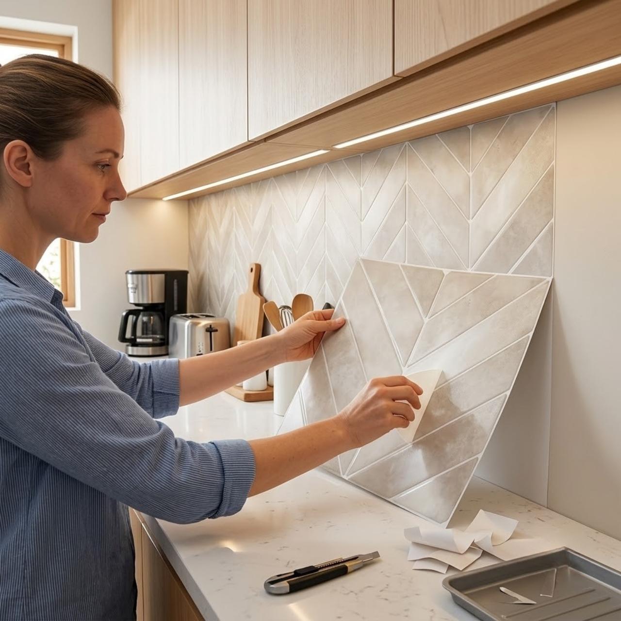 Samolepicí 3D nástěnné dlaždice, TileStickers - Image 5
