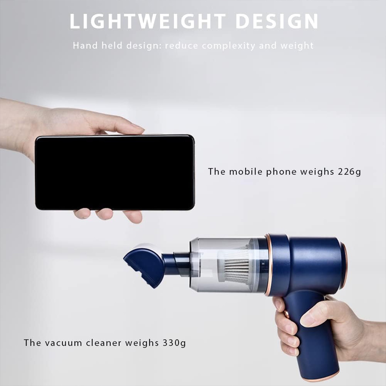 VacBlow, 2in1 bezdrátový ruční vysavač a foukač - Image 7