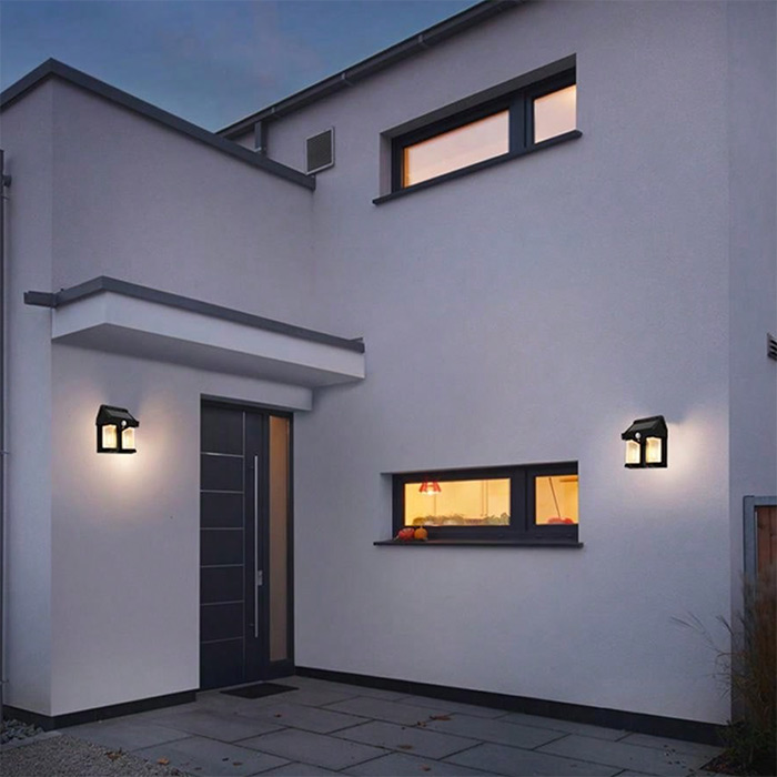 Solární lampa pokrývá 180 stupňů!