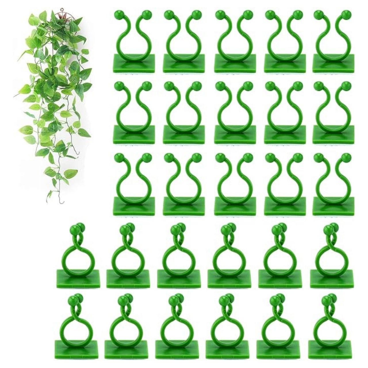 Vines, samolepicí držáky rostlin a popínavé rostliny (100 kusů) - Image 4