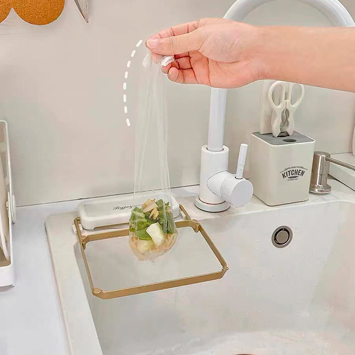 WasteStrainer, držák se síťkou, který lze umístit na kuchyňský dřez - Image 6